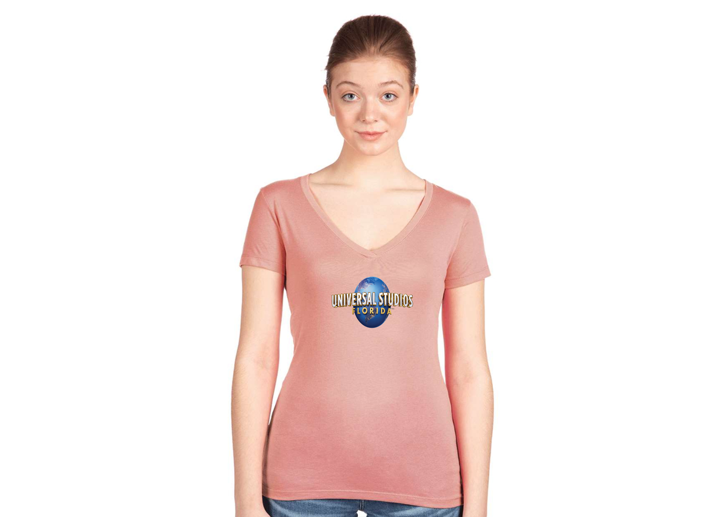 Women's Universal Studios Florida Next Level V-Neck T-Shirt