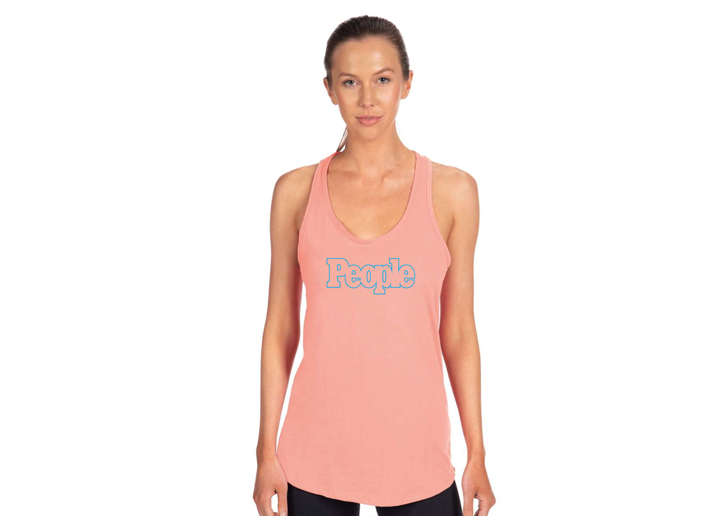 Women's People Magazine Logo Next Level Ideal Racerback Tank