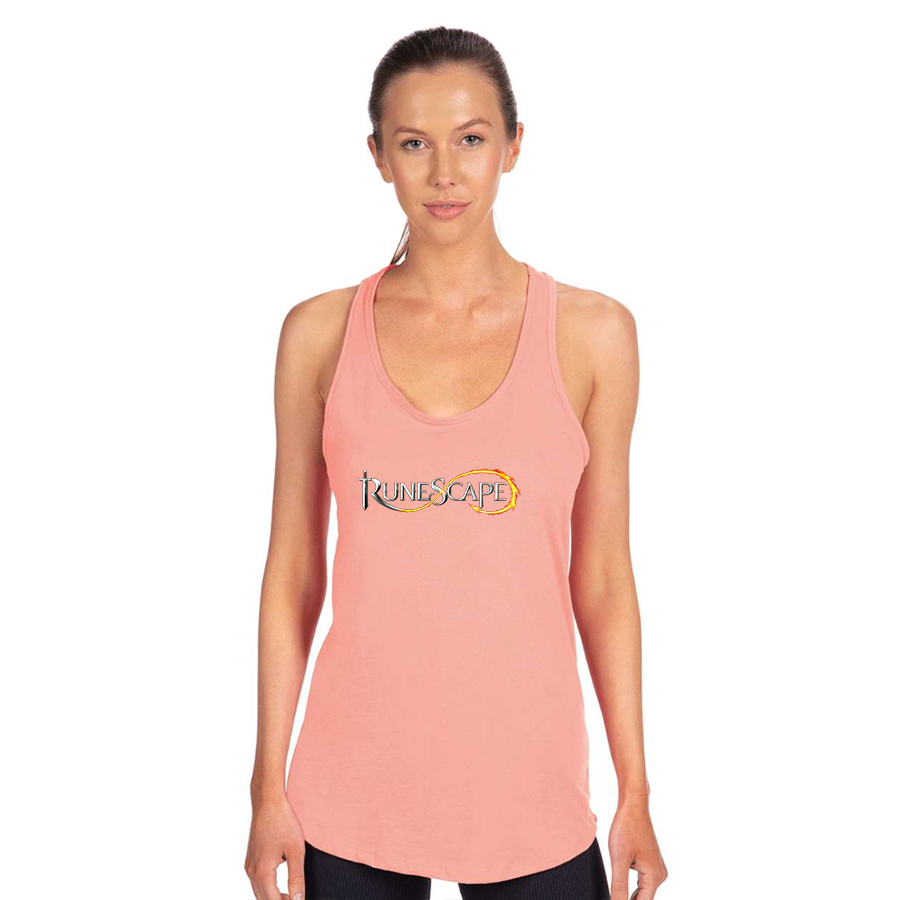 Women's Runescape Logo Next Level Ideal Racerback Tank