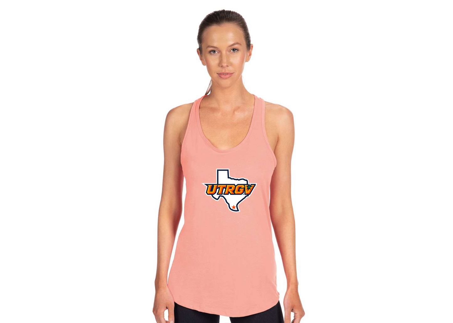 Women's UTRGV Vaqueros Next Level Ideal Racerback Tank