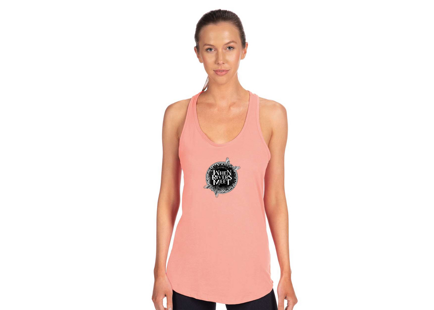 Women's When Rivers Meet Next Level Ideal Racerback Tank