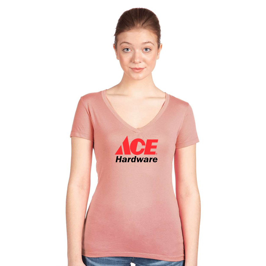 Women's ACE Hardware Logo  Next Level V-Neck T-Shirt