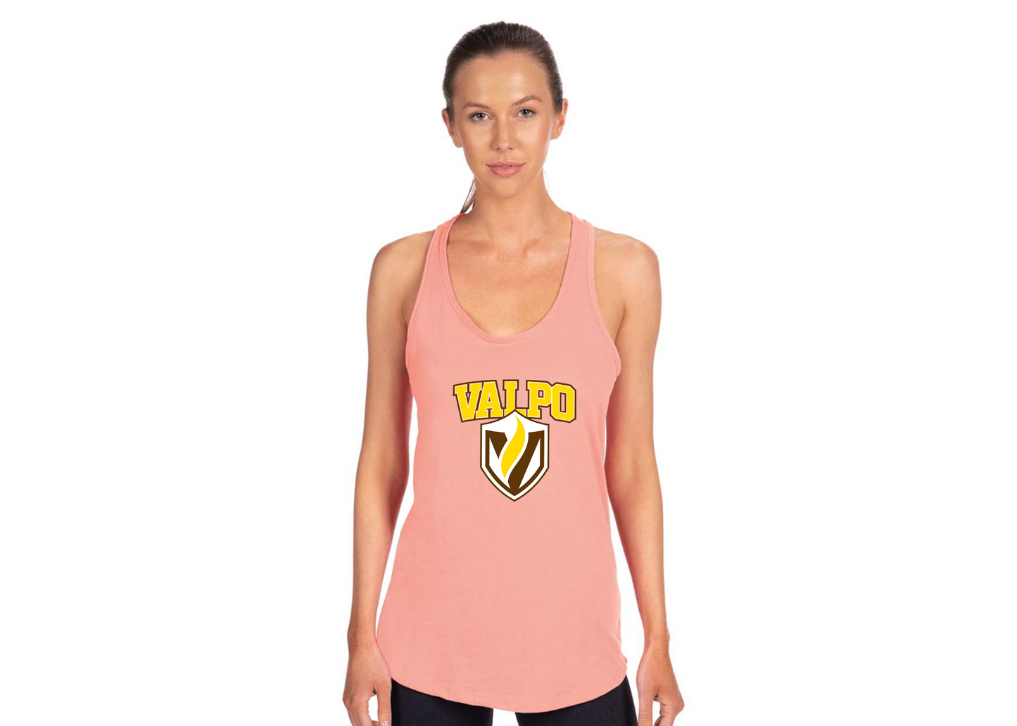 Women's Valparaiso Crusaders Next Level Ideal Racerback Tank