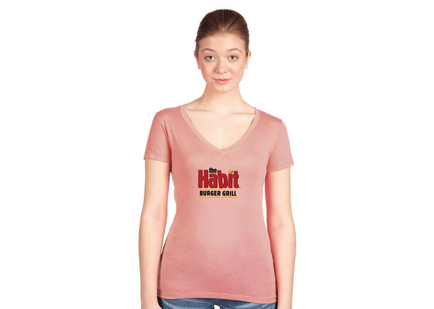 Women's The Habit Burger Grill Next Level V-Neck T-Shirt