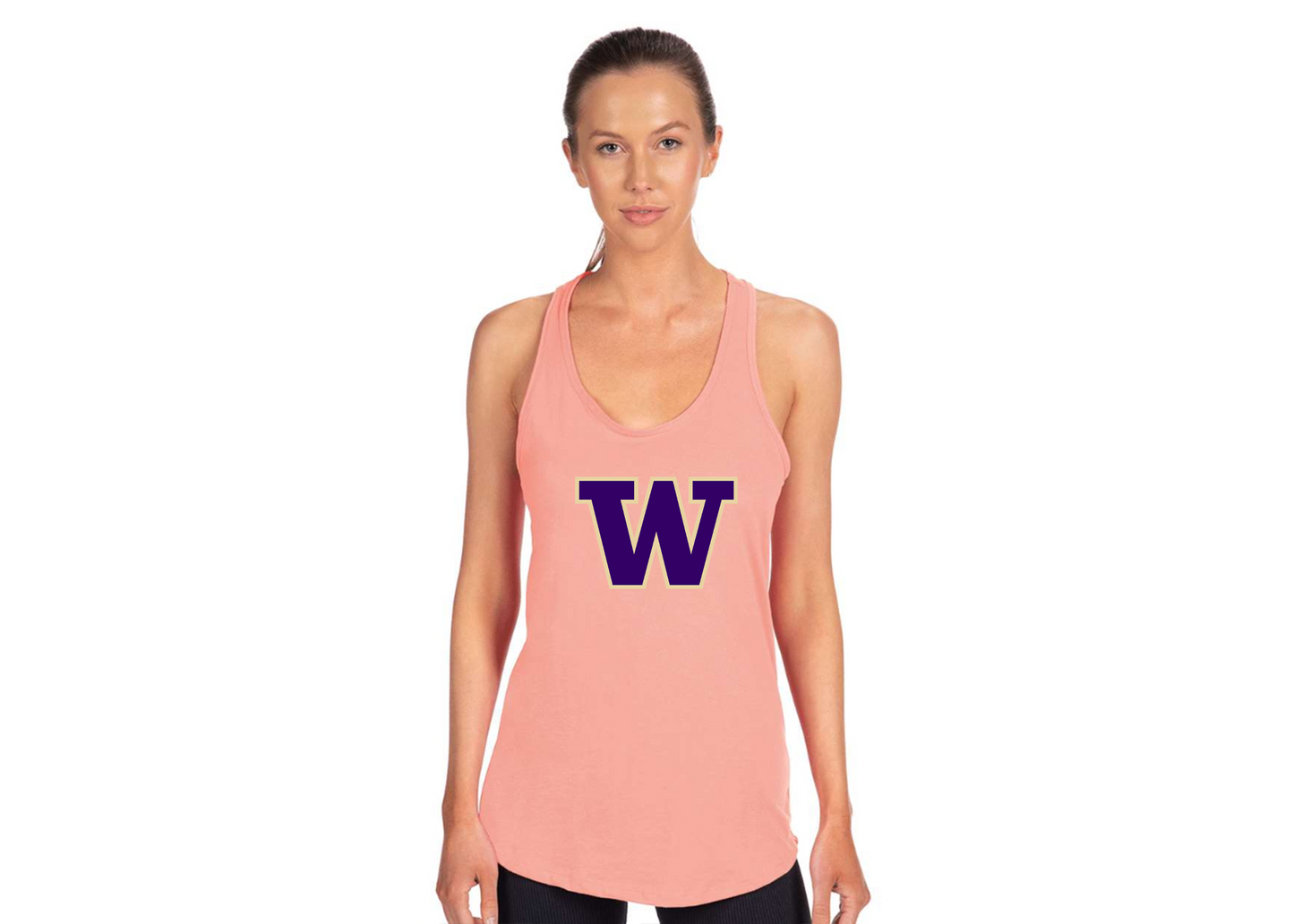 Women's Washington Huskies Next Level Ideal Racerback Tank