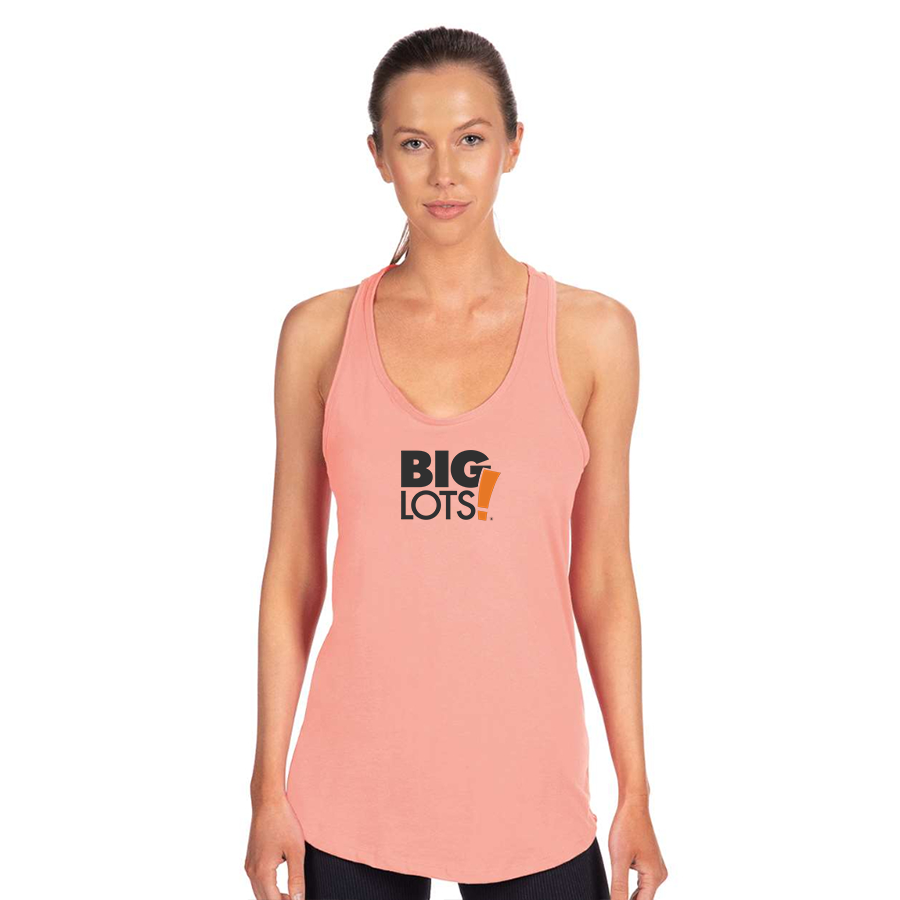 Women's Big Lots Logo Next Level Ideal Racerback Tank