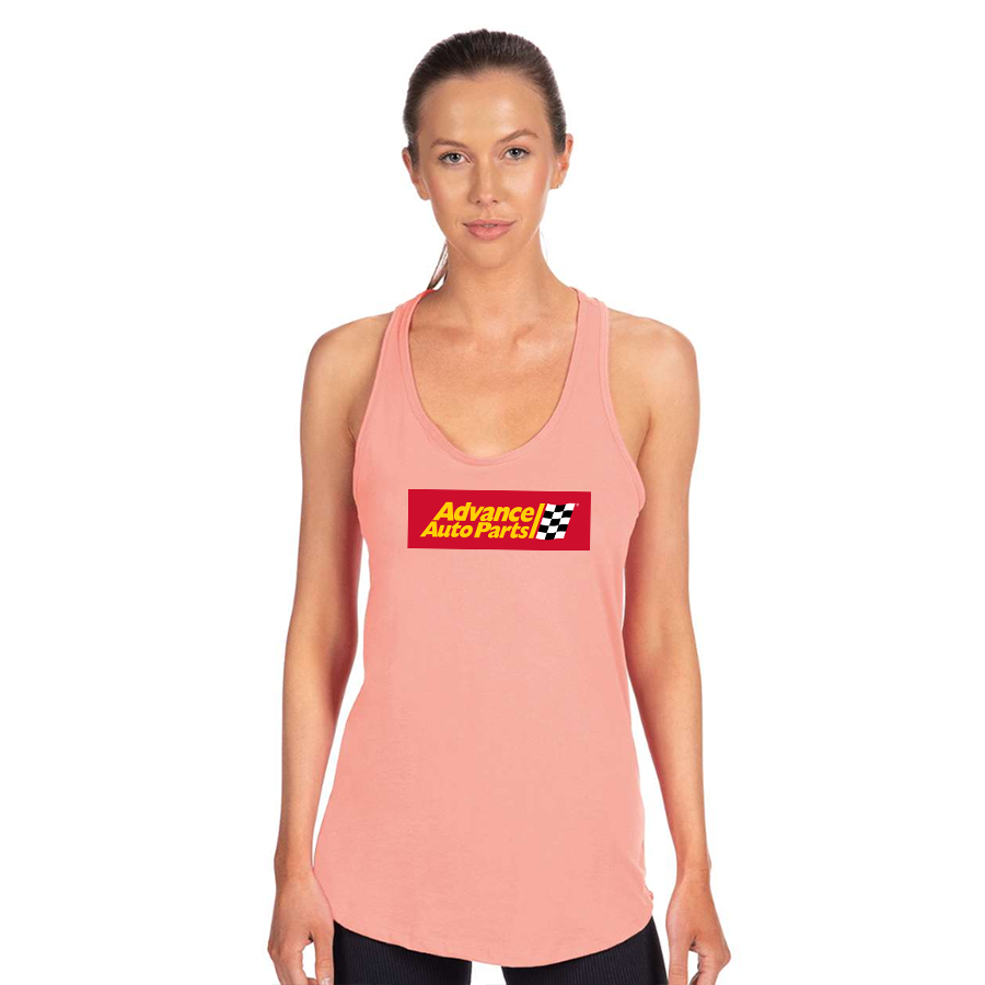Women's Advance Auto Parts Logo Next Level Ideal Racerback Tank