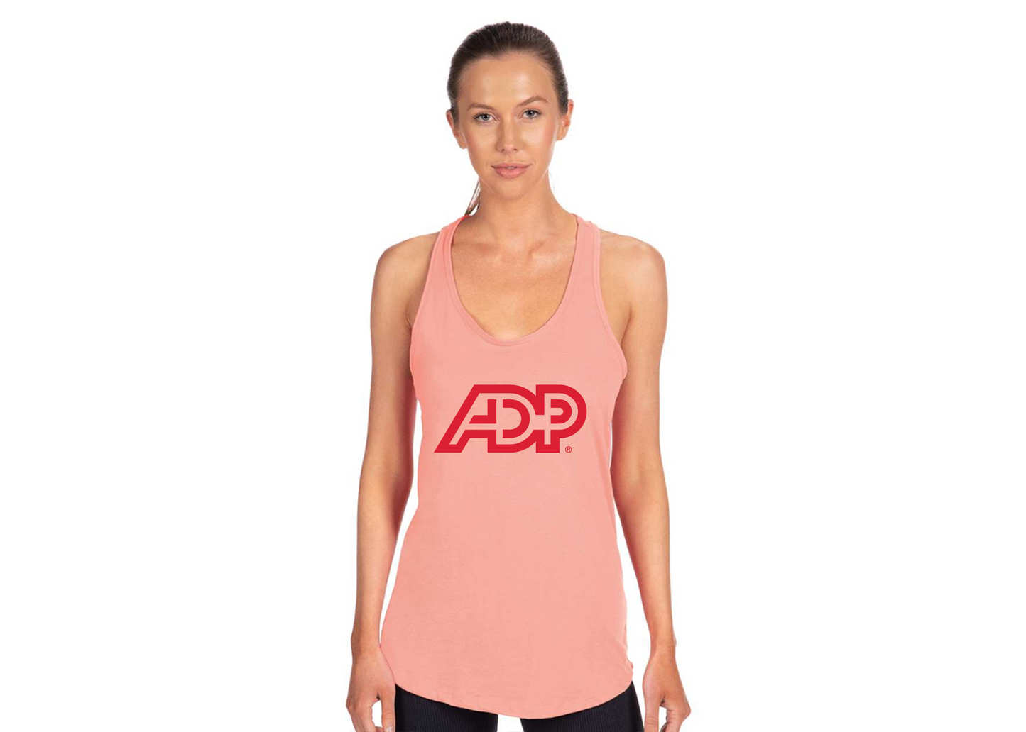 Women's ADP Logo Next Level Ideal Racerback Tank