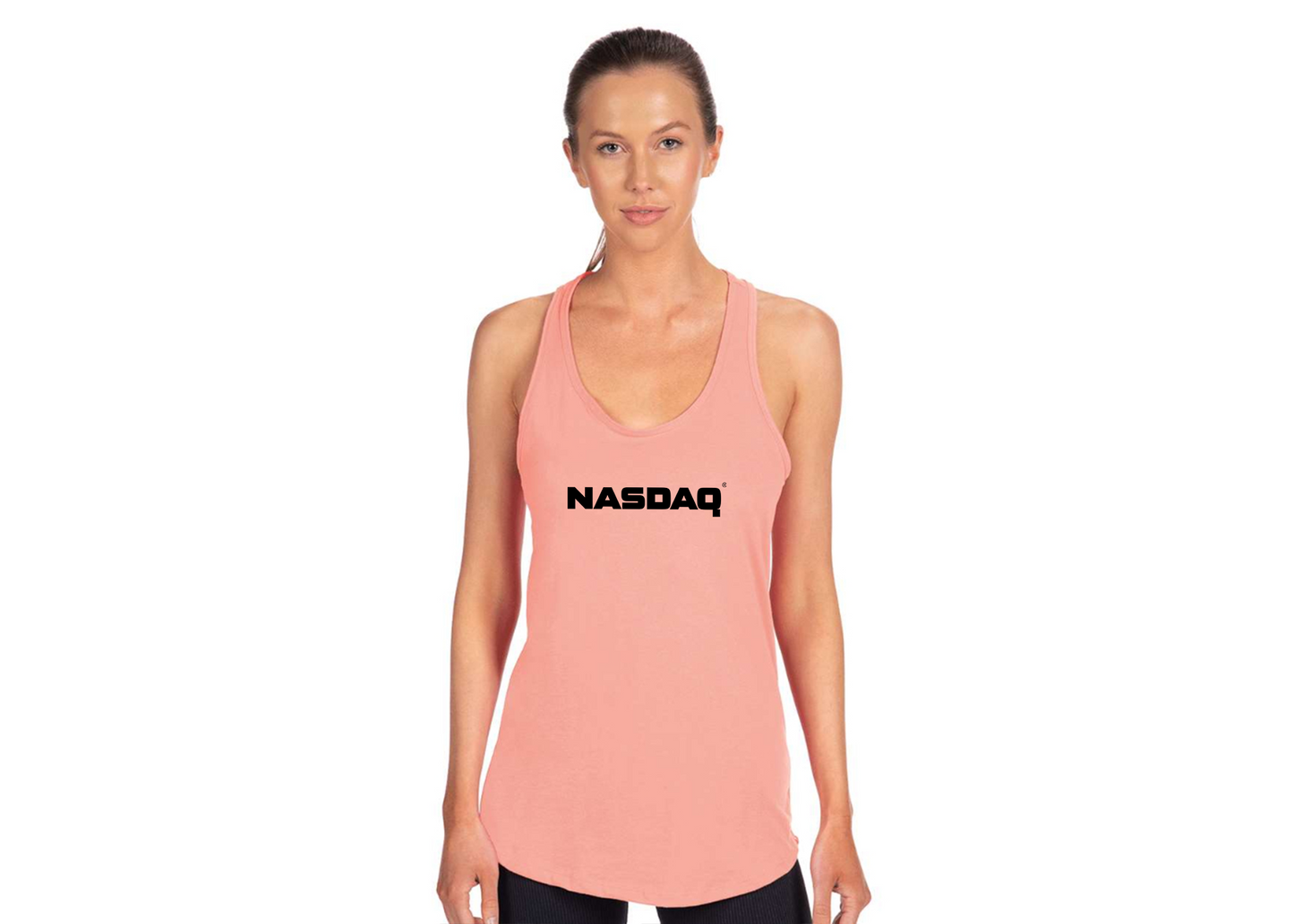 Women's Nasdaq Logo Next Level Ideal Racerback Tank