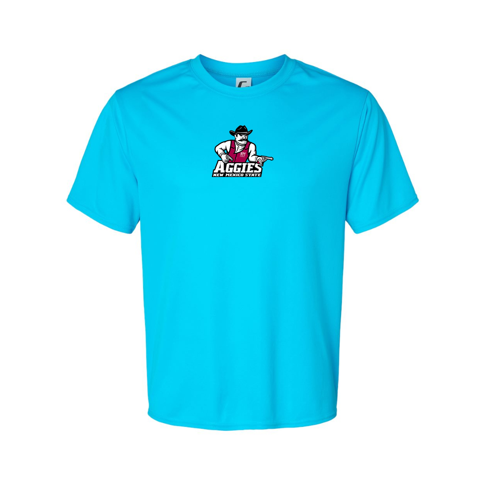 Men's Aggies New Mexico State Logo Polyester T-Shirt