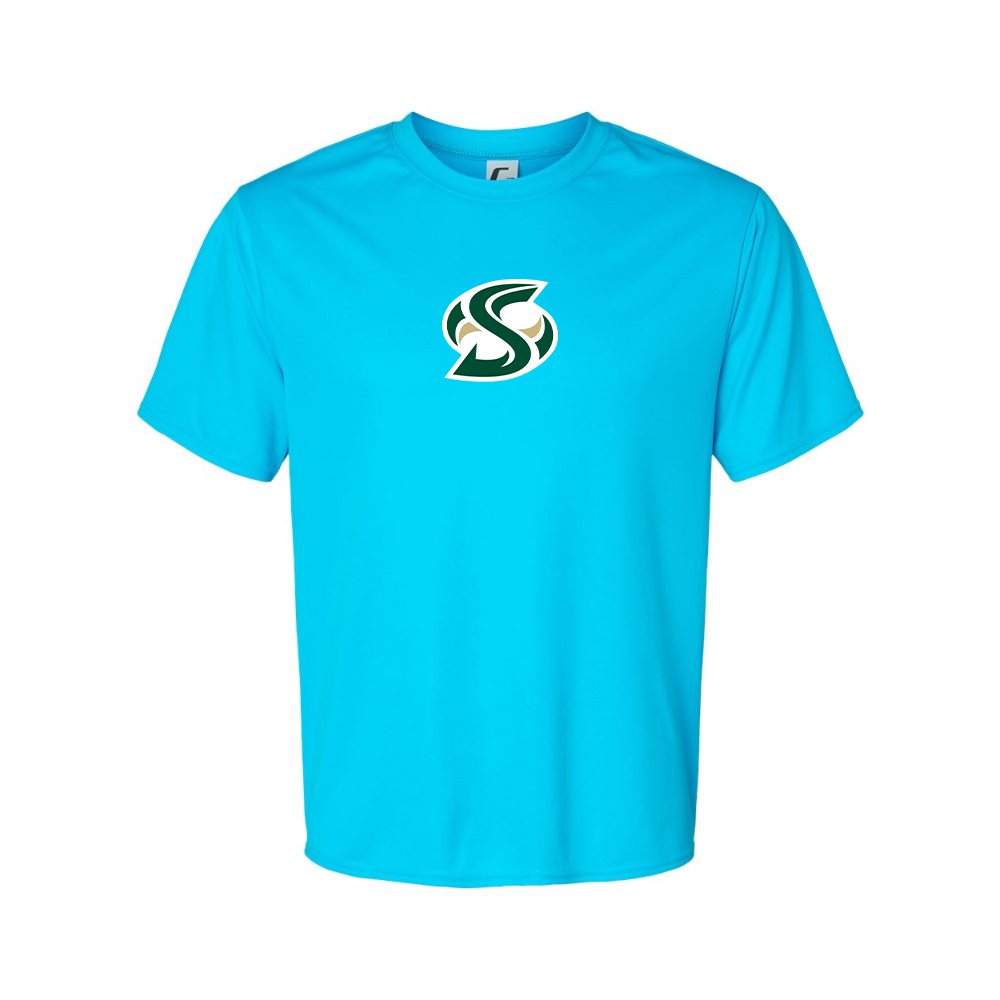 Men's Sacramento State Hornets Logo  Polyester T-Shirt