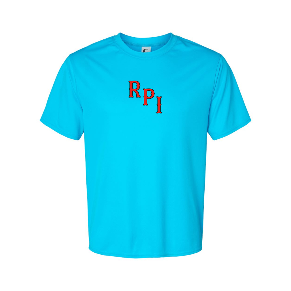 Men's RPI Engineers Logo Polyester T-Shirt