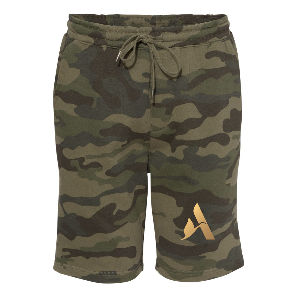 Men's  Accor Golden Logo Independent Trading Co Midweight Fleece Shorts