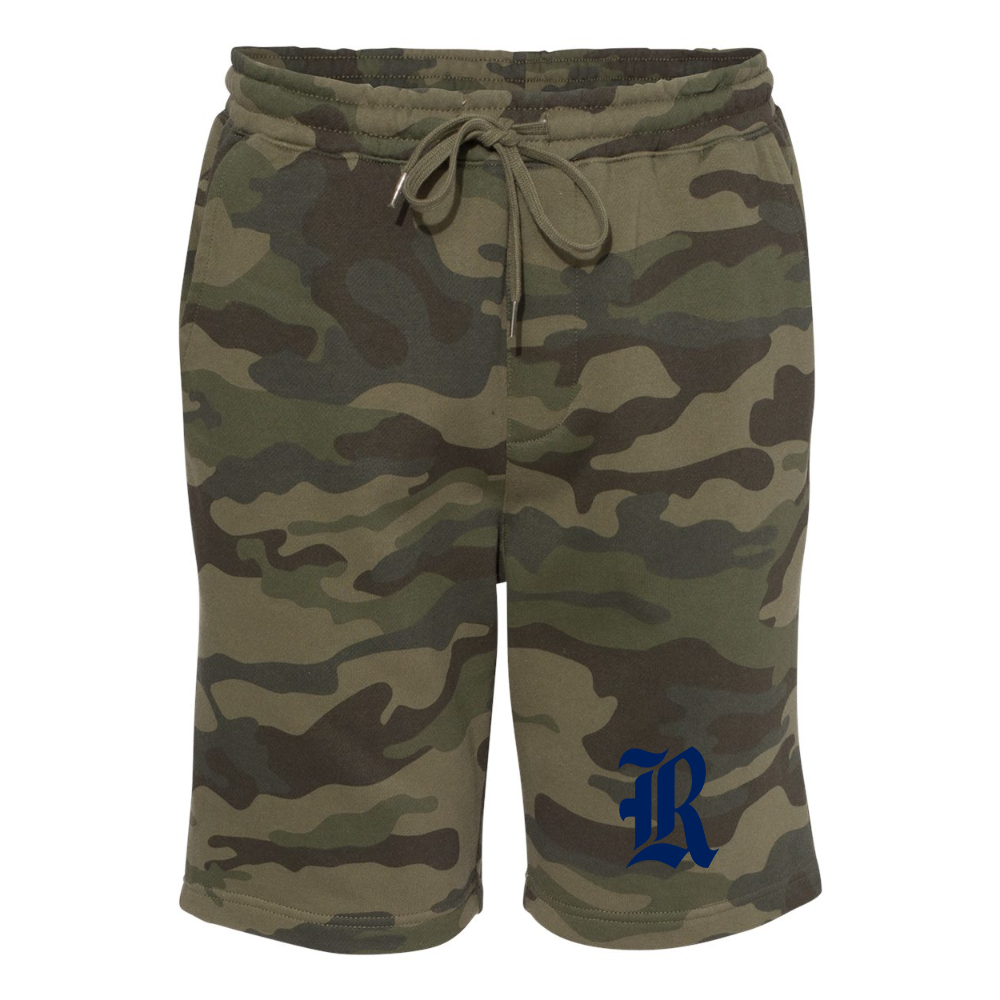 Men's Rice Owls Logo Independent Trading Co Midweight Fleece Shorts