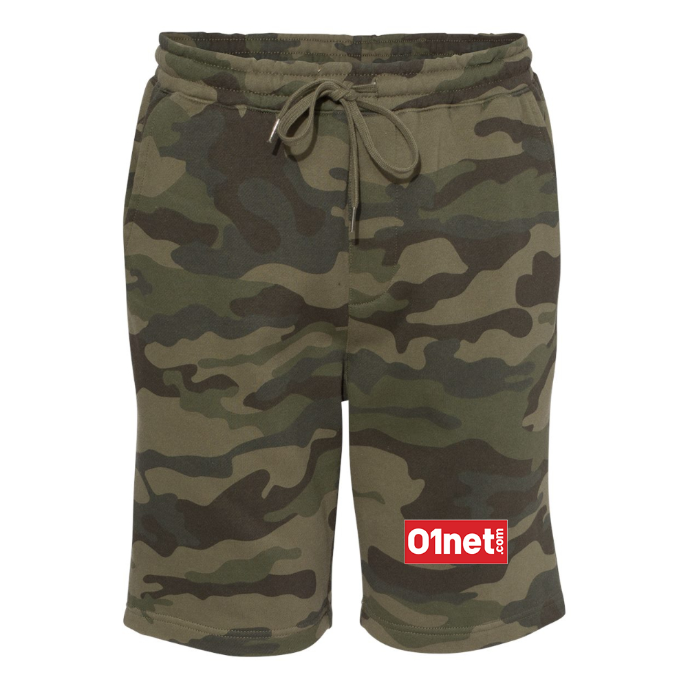 Men's 01net Logo Independent Trading Co Midweight Fleece Shorts