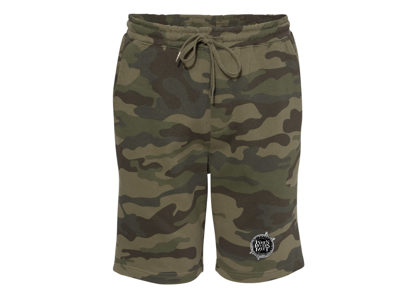 Men's When Rivers Meet Independent Trading Co Midweight Fleece Shorts