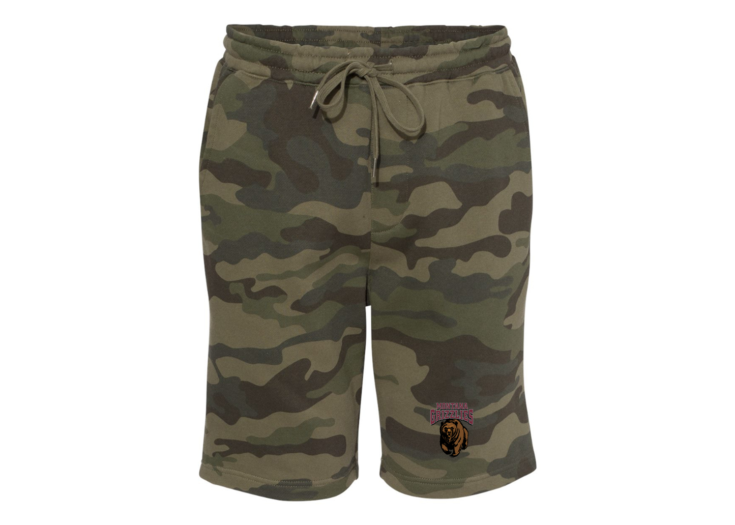Men's Montana Grizzliesl Independent Trading Co Midweight Fleece Shorts