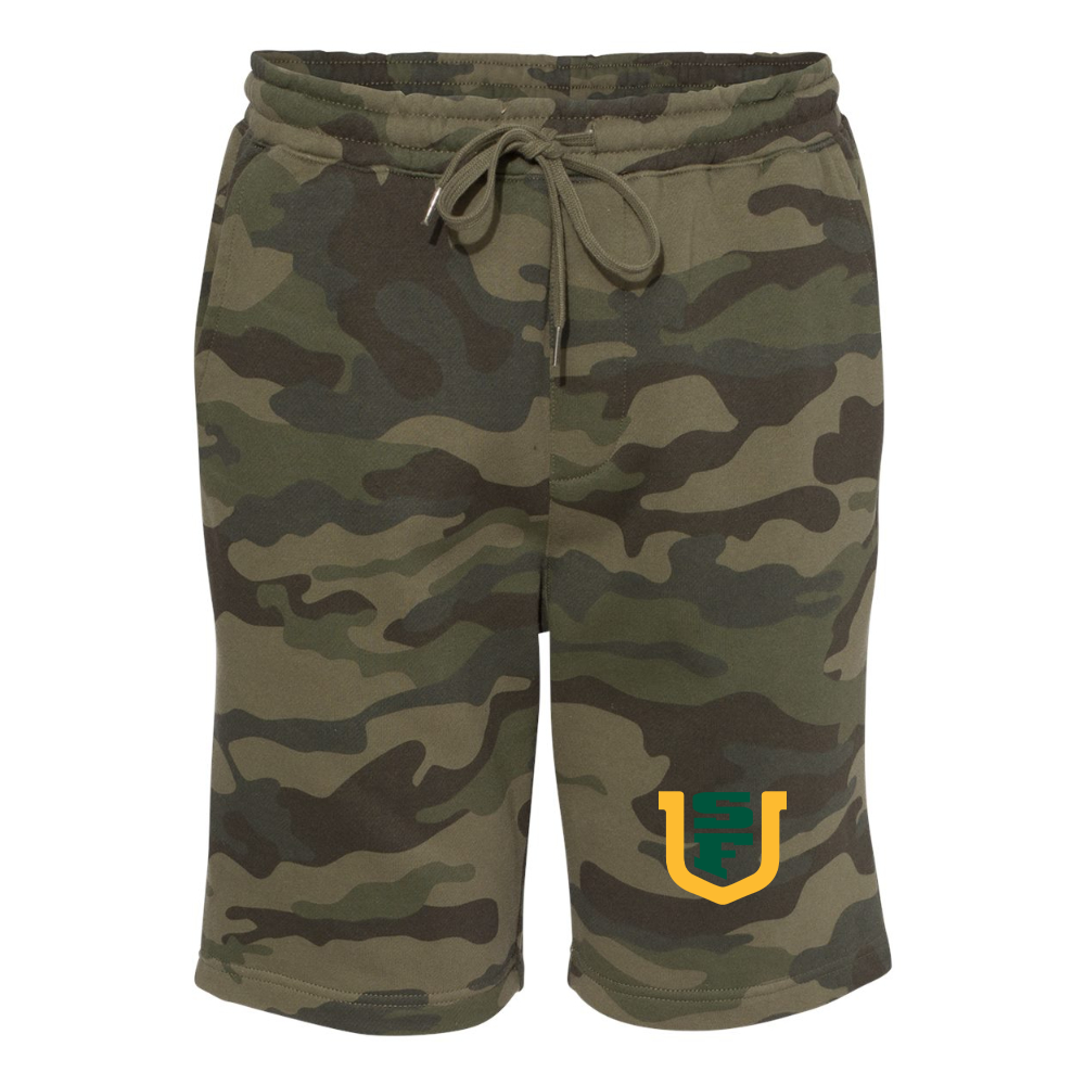 Men's San Francisco Dons Logo Independent Trading Co Midweight Fleece Shorts