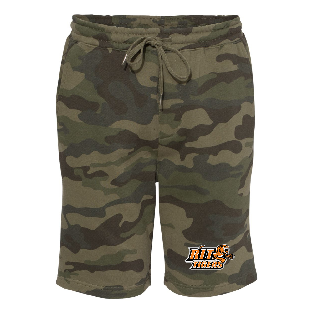 Men's RIT Tigers Logo Independent Trading Co Midweight Fleece Shorts