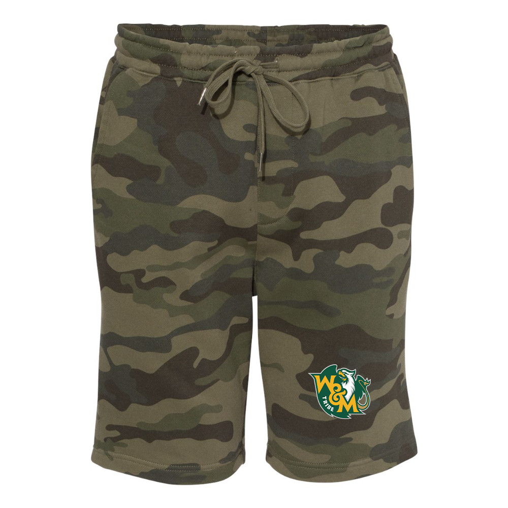 Men's William and Mary Tribe Independent Trading Co Midweight Fleece Shorts