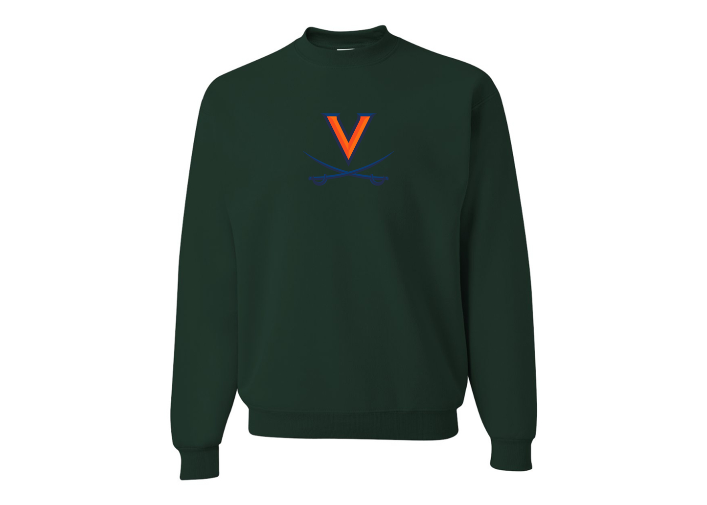 Men's Virginia Cavaliers JERZEES NuBlend Crewneck Sweatshirt