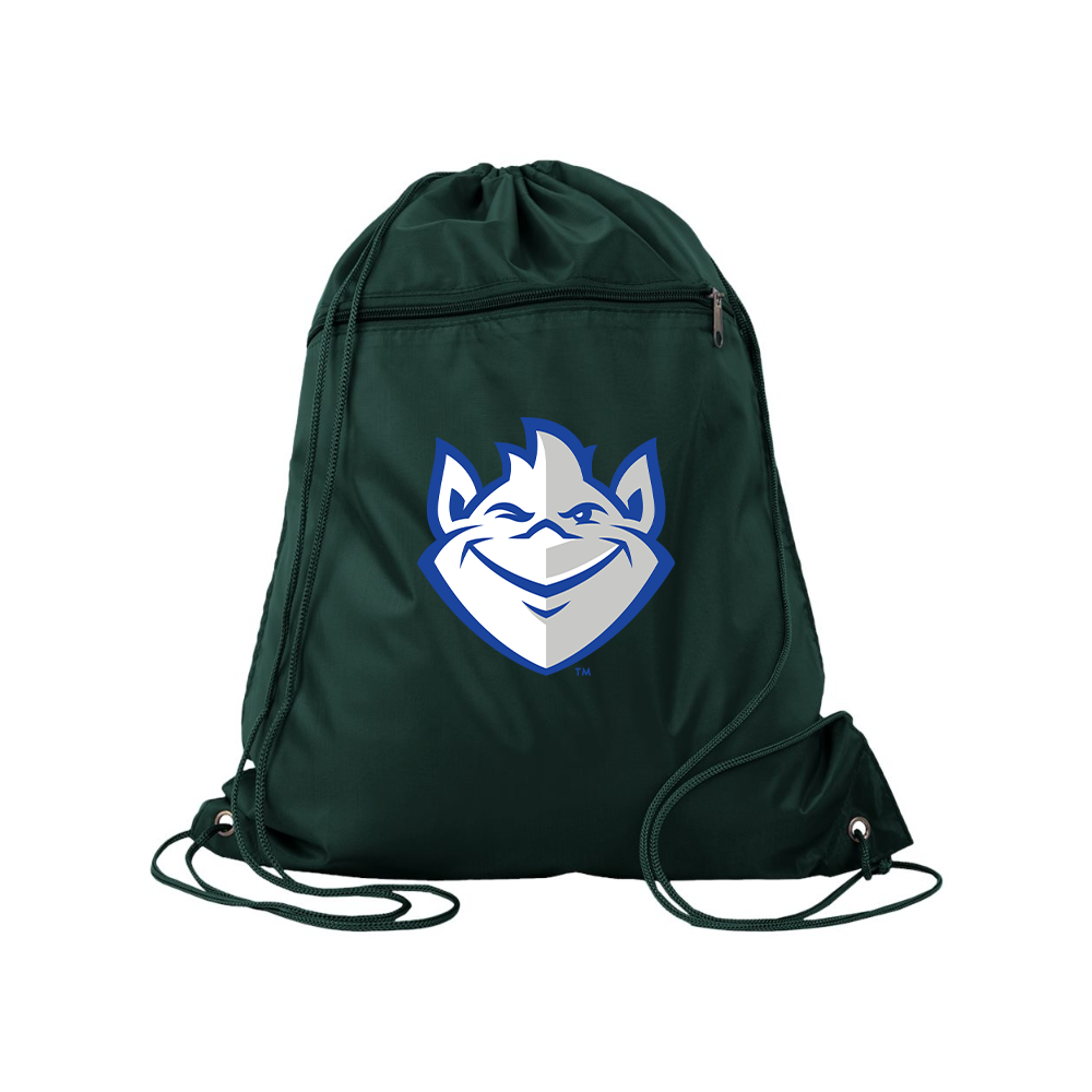 Saint Louis Billikens Logo Q-Tees - Polyester Cinchpack