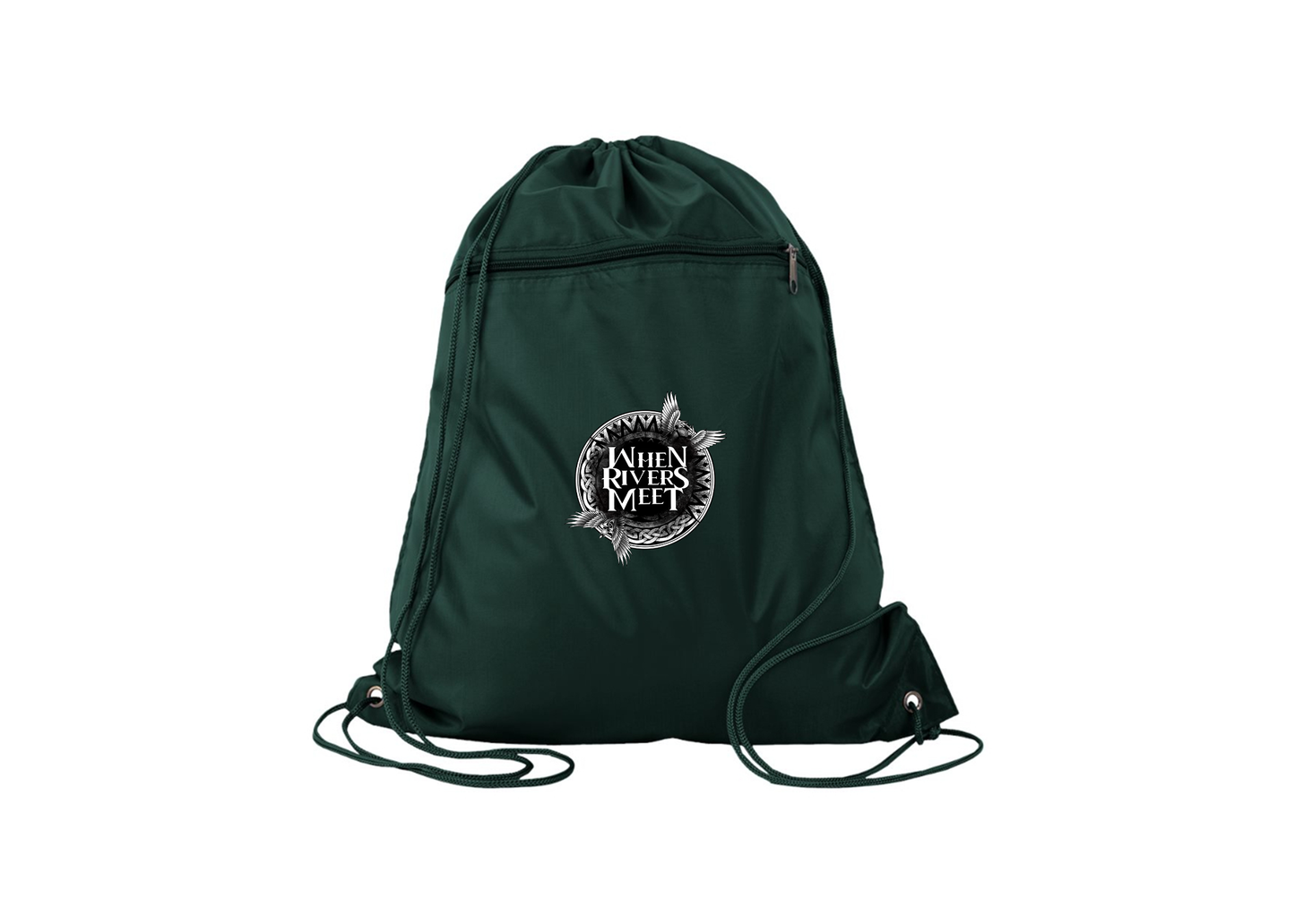 When Rivers Meet Q-Tees - Polyester Cinchpack