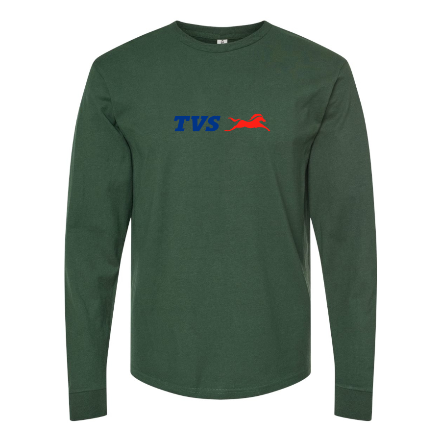 Men's TVS Motor Company Logo Long Sleeve T-Shirt