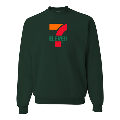 Men's 7 Eleven Logo  JERZEES NuBlend Crewneck Sweatshirt