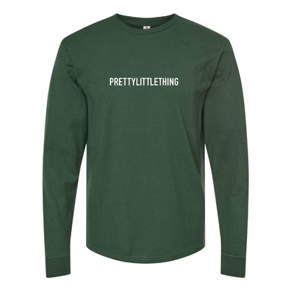 Men's Pretty Little Thing Logo Long Sleeve T-Shirt