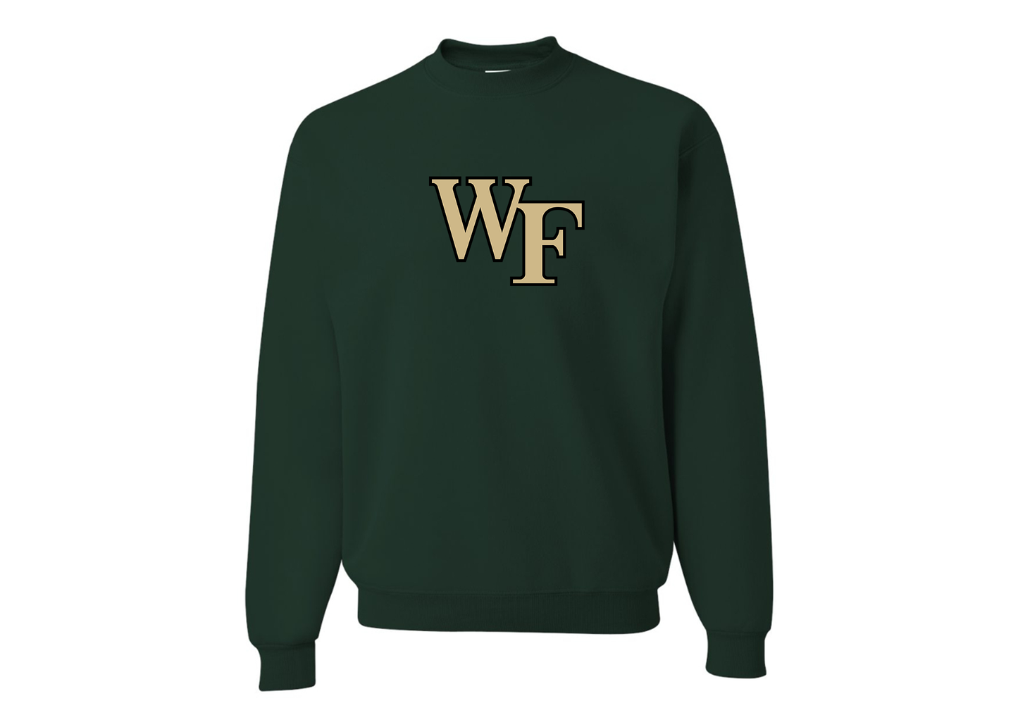 Men's Wake Forest Demon Deacons JERZEES NuBlend Crewneck Sweatshirt