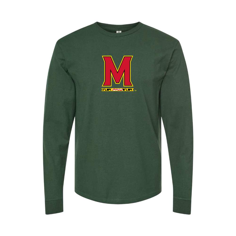 Men's Maryland Terrapins Logo Long Sleeve T-Shirt