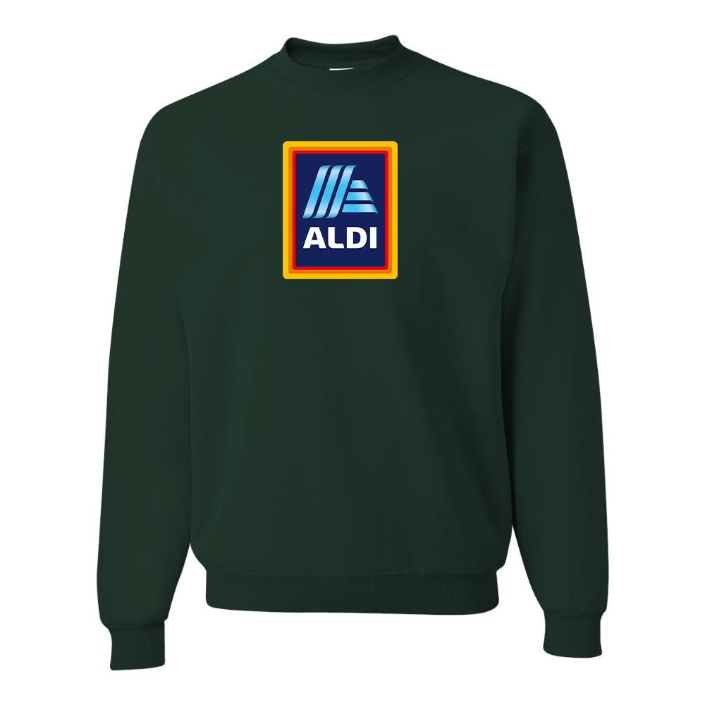 Men's Aldi Logo JERZEES NuBlend Crewneck Sweatshirt