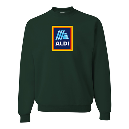 Men's Aldi Logo JERZEES NuBlend Crewneck Sweatshirt