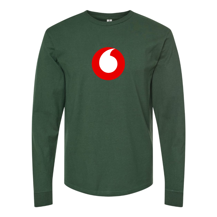 Men's Vodafone Logo Long Sleeve T-Shirt