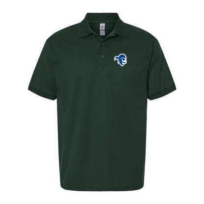 Men's Seton Hall Pirates Logo Gildan Dry Blend Jersey Polo