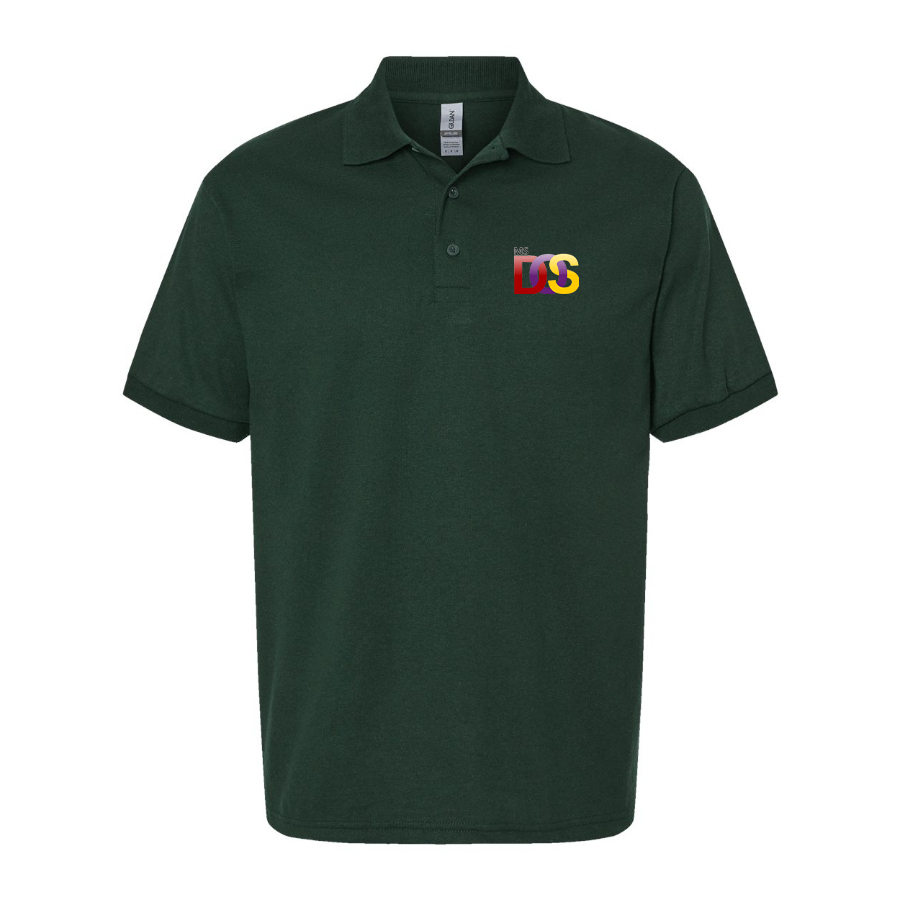 Men's MS DOS Logo Dry Blend Polo