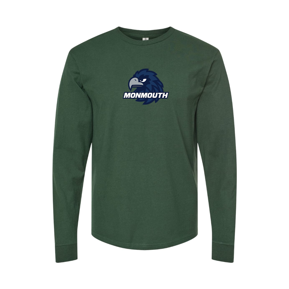 Men's Monmouth Hawks Logo Long Sleeve T-Shirt