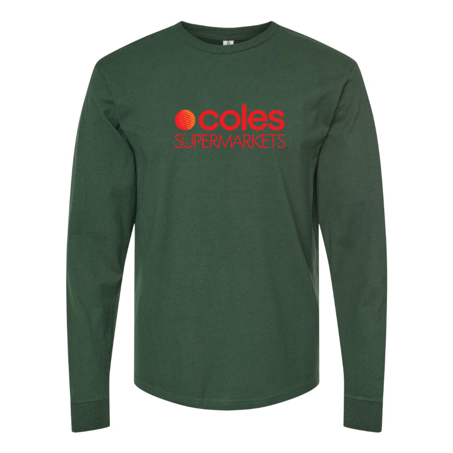 Men's Coles Supermarket Long Sleeve T-Shirt
