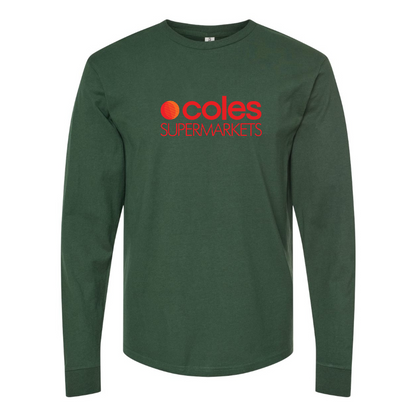 Men's Coles Supermarket Long Sleeve T-Shirt