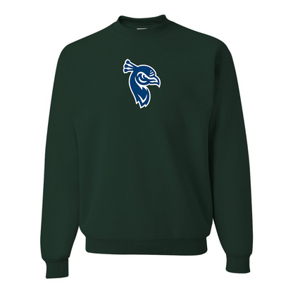 Men's Saint Peters Peacocks Logo JERZEES NuBlend Crewneck Sweatshirt