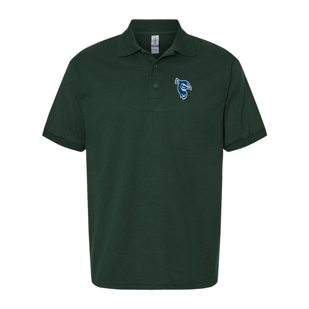 Men's Saint Peters Peacocks Logo Gildan Dry Blend Jersey Polo