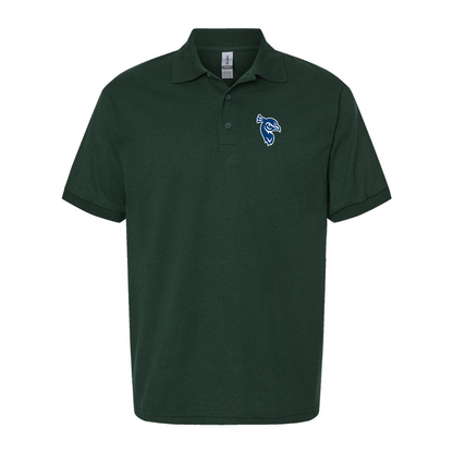 Men's Saint Peters Peacocks Logo Gildan Dry Blend Jersey Polo