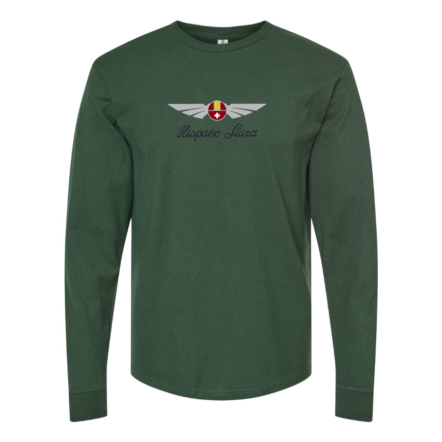 Men's Hispano Suiza Logo Long Sleeve T-Shirt