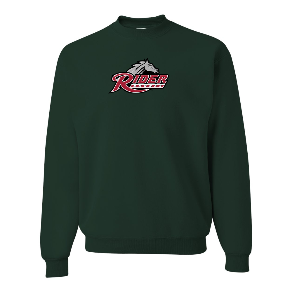 Men's Rider Broncs Logo  JERZEES NuBlend Crewneck Sweatshirt