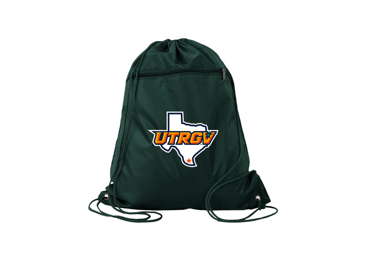 UTRGV Vaqueros Q-Tees - Polyester Cinchpack