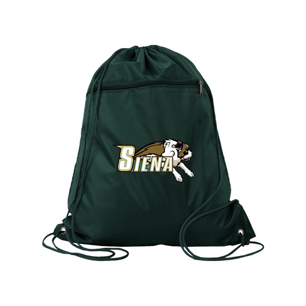 Siena Saints Logo Q-Tees - Polyester Cinchpack
