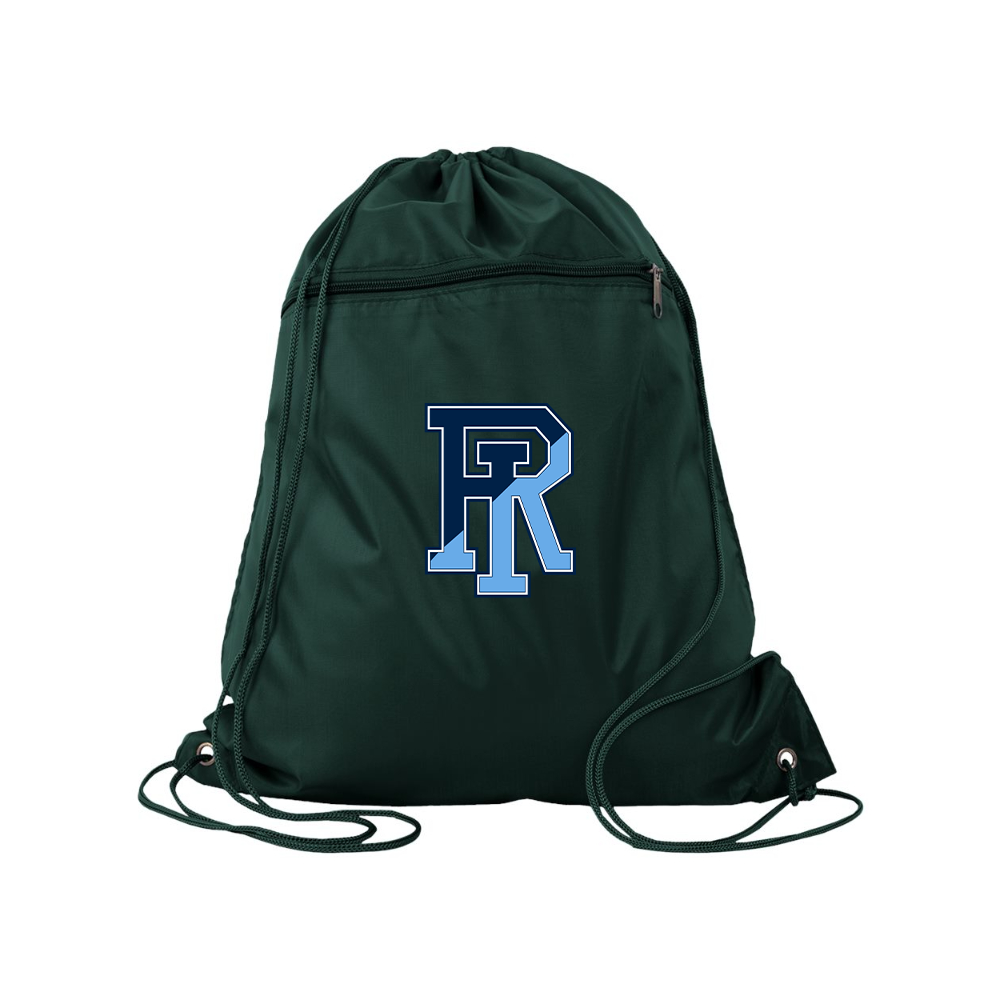 Rhode Island Rams Logo Q-Tees - Polyester Cinchpack