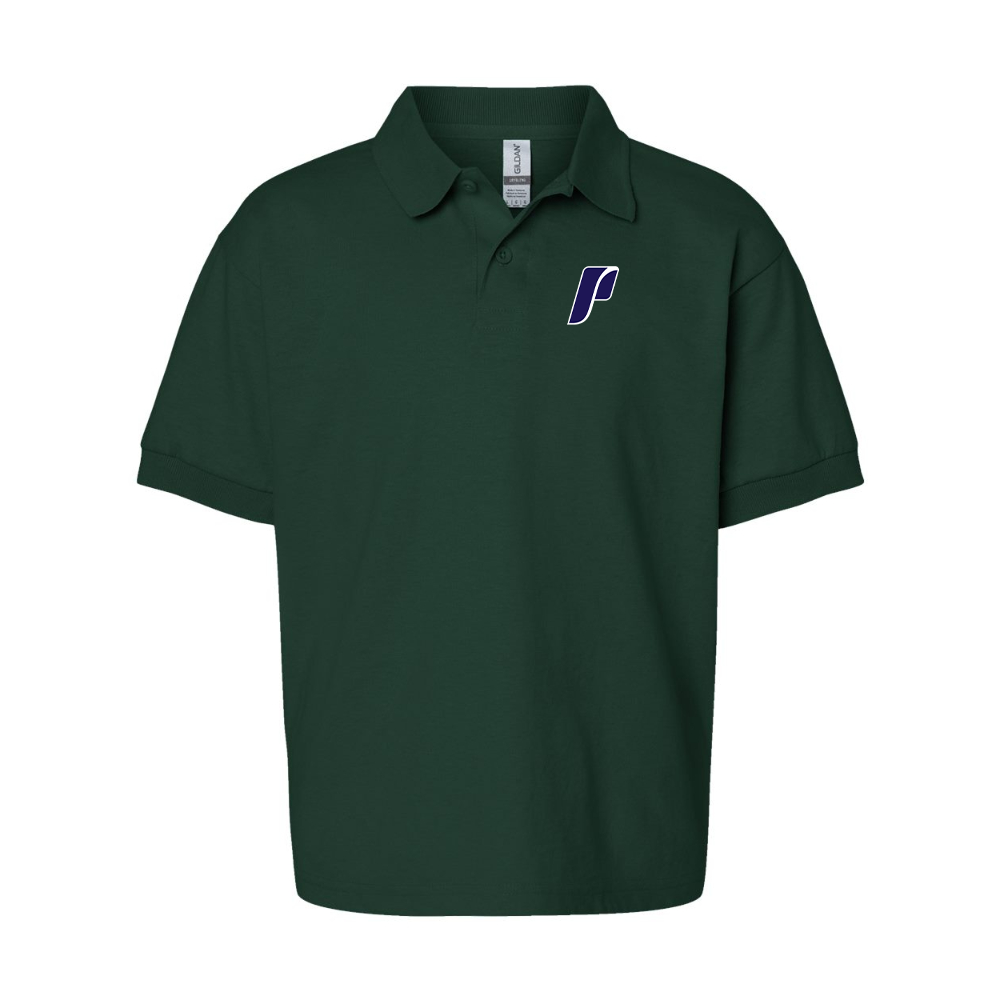 Youth Portland Pilots Logo Gildan Dry Blend Jersey Polo