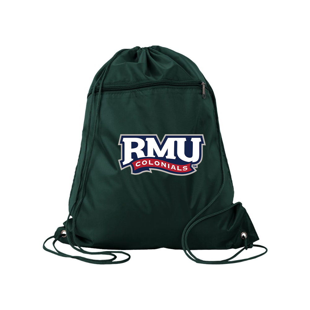 Robert Morris Colonials Logo Q-Tees - Polyester Cinchpack